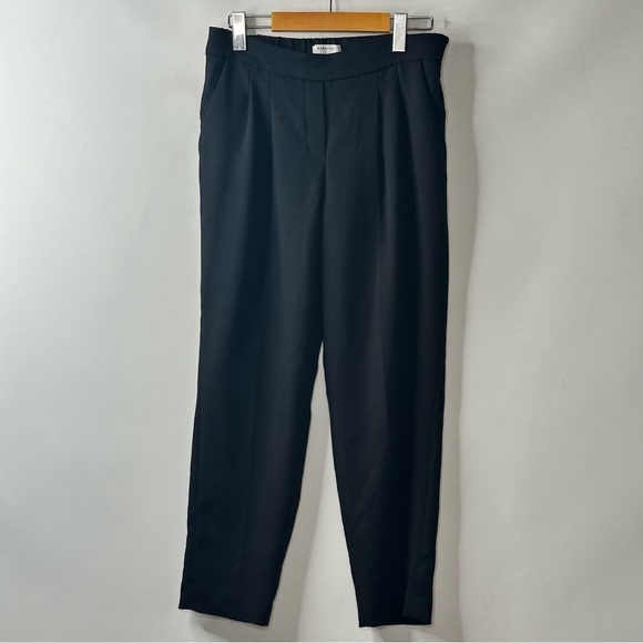 Aritzia Pants - Aritzia Babaton Womens Cohen Pant Crop Mid Rise Pleated Trouser Black Size 6